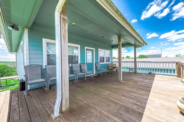 171 County Road 299, Sargent, TX 77414 - wooden deck with a pool