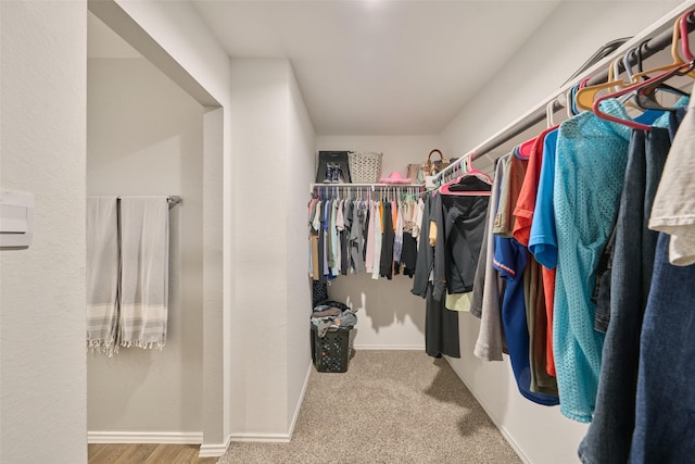 16953 Rich Pines Dr, Conroe, TX 77302 - walk in closet featuring carpet