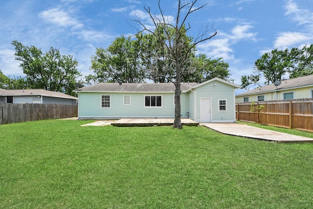 129 E 6th St, Deer Park, TX 77536 - back of property featuring a patio area and stucco siding