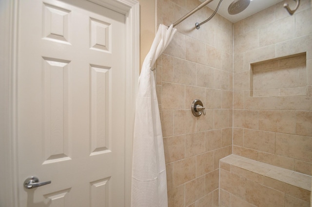 13523 Spring Ct, Tomball, TX 77375 - full bathroom featuring tiled shower