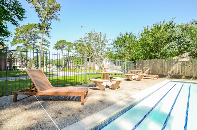 13523 Spring Ct, Tomball, TX 77375 - view of pool with a patio area