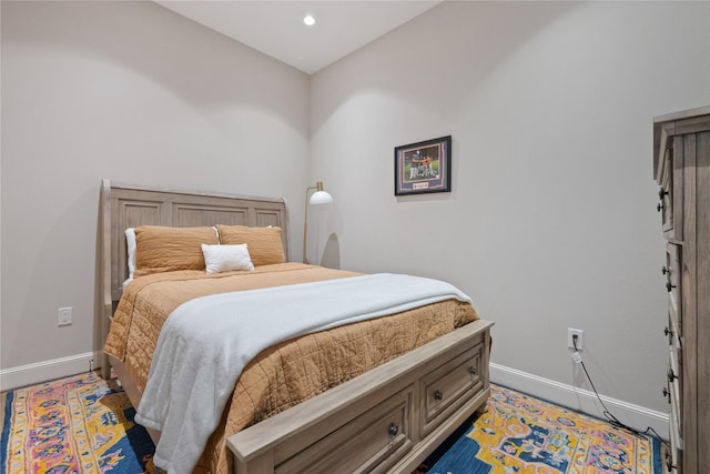 1211 Caroline St Unit 908, Houston, TX 77002 - bedroom with baseboards and recessed lighting