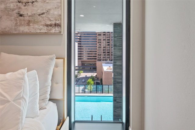 1211 Caroline St Unit 908, Houston, TX 77002 - bedroom / living area view
