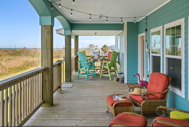 1109 Pompano Dr, Crystal Beach, TX 77650 - view of deck