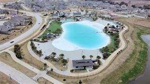 13110 Mid Stocket Dr, Humble, TX 77346 - aerial view of property and surrounding area with a pool