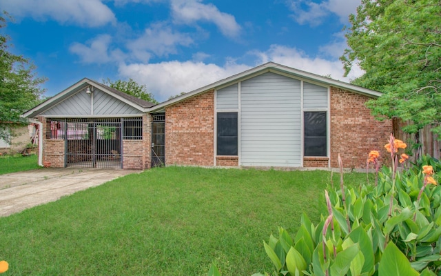 2614 Lemonwood Ln, Houston, TX 77038 - rear view of house with brick siding