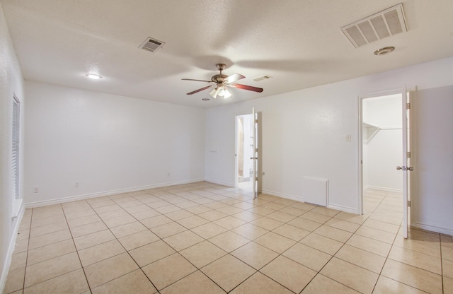 2614 Lemonwood Ln, Houston, TX 77038 - unfurnished room featuring ceiling fan and light tile patterned floors