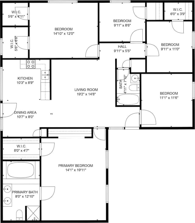 2614 Lemonwood Ln, Houston, TX 77038 - room layout