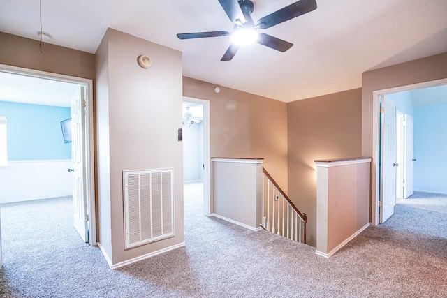 10835 Spruce Dr S, La Porte, TX 77571 - hallway featuring an upstairs landing and carpet floors
