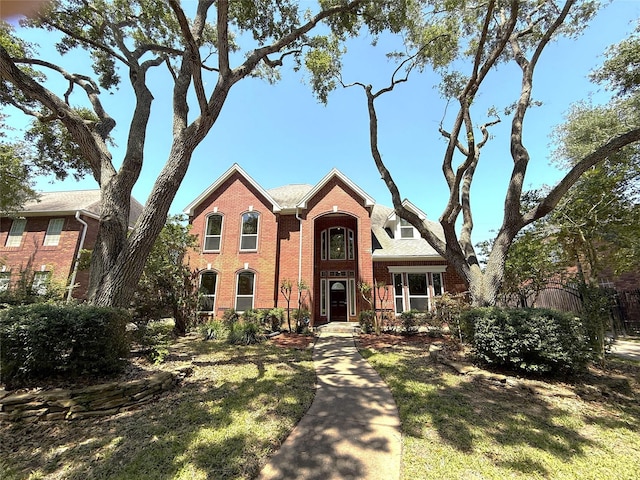 2810 Bright Trl, Sugar Land, TX 77479 - traditional-style home featuring brick siding