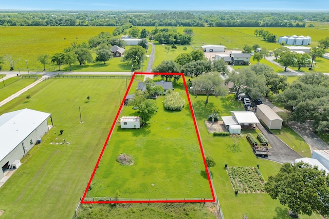 2735 County Road 208, Danbury, TX 77534 - view of rural area featuring property boundaries highlighted and agricultural land