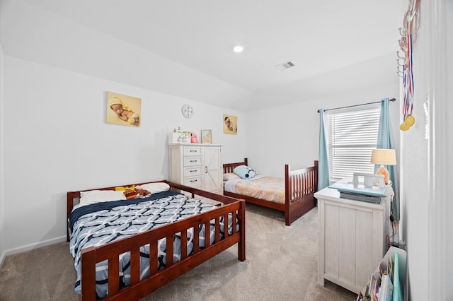 13215 Rowan Green Dr, Humble, TX 77346 - bedroom featuring light colored carpet, baseboards, and recessed lighting