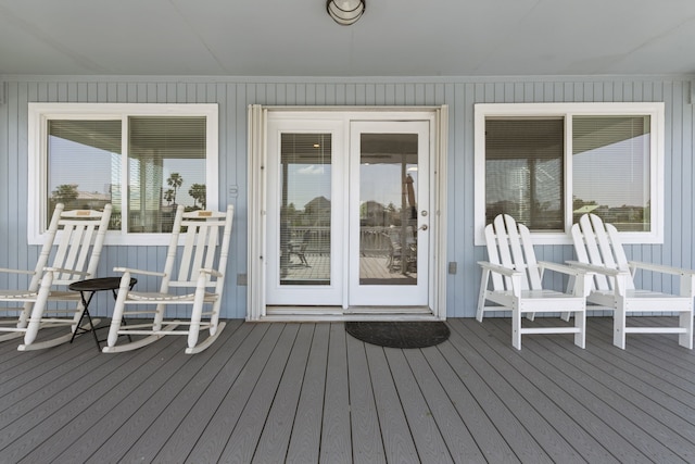 4209 W Bayside Way, Jamaica Beach, TX 77554 - view of wooden terrace