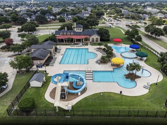 19503 Sundance Edge Ct, Richmond, TX 77407 - view of swimming pool with fence
