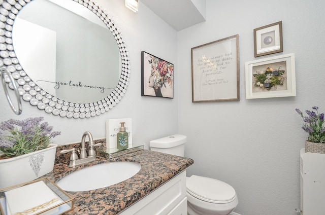 2211 S Kirkwood Rd Unit 1, Houston, TX 77077 - bathroom with toilet and vanity