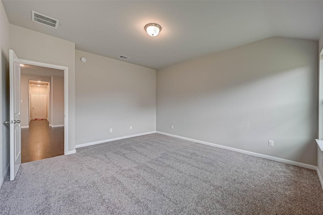 21622 Sage Landing Ln, Katy, TX 77449 - carpeted spare room featuring baseboards and lofted ceiling