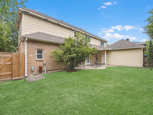 13 Hickory Shadows Dr, Houston, TX 77055 - back of house featuring a patio area, roof with shingles, and a gate