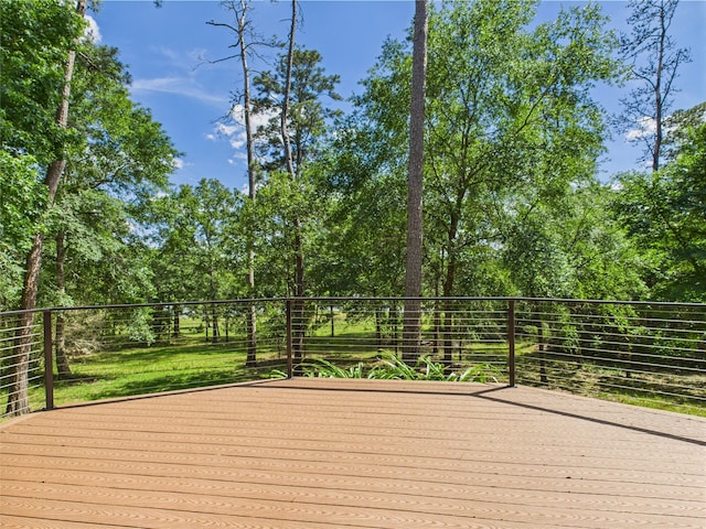 11628 King Edward Ct, Montgomery, TX 77316 - view of wooden terrace