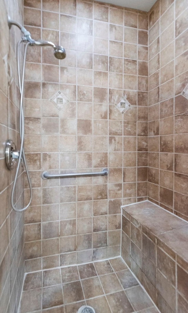6230 Elm Heights Ln, Houston, TX 77081 - full bathroom featuring a tile shower