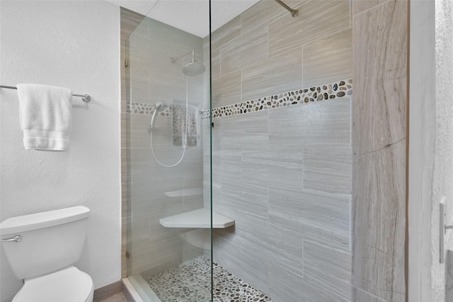 16419 Fox Crossing Ln, Spring, TX 77379 - full bath featuring a walk in shower and toilet