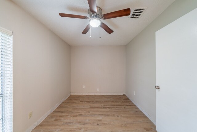 751 Terryhollow St, Channelview, TX 77530 - unfurnished room featuring light wood finished floors and ceiling fan