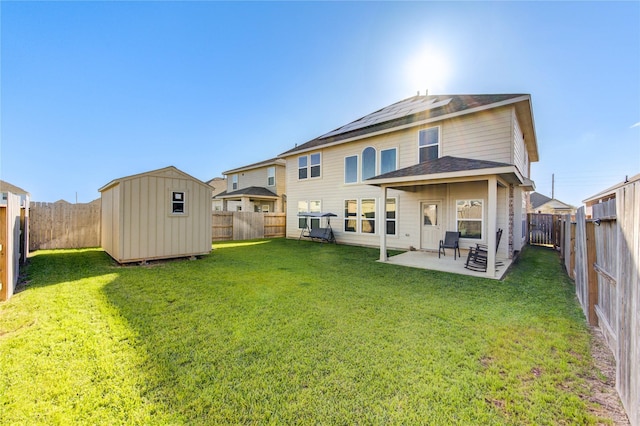3033 Myrtle Sunset Dr, Katy, TX 77493 - back of property featuring a patio area and a shingled roof