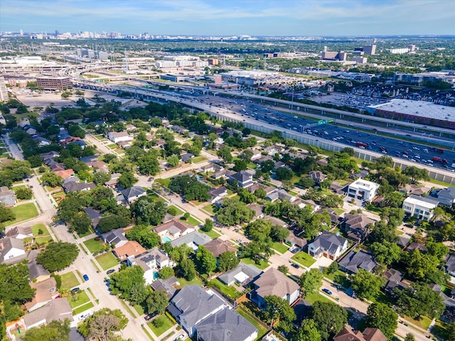 5430 Judalon Ln, Houston, TX 77056 - aerial overview of property's location with nearby urban area