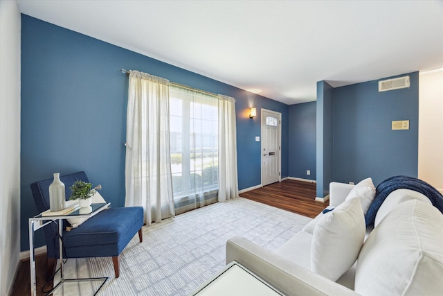 2065 Winrock Blvd Unit 55, Houston, TX 77057 - living room with wood finished floors and baseboards