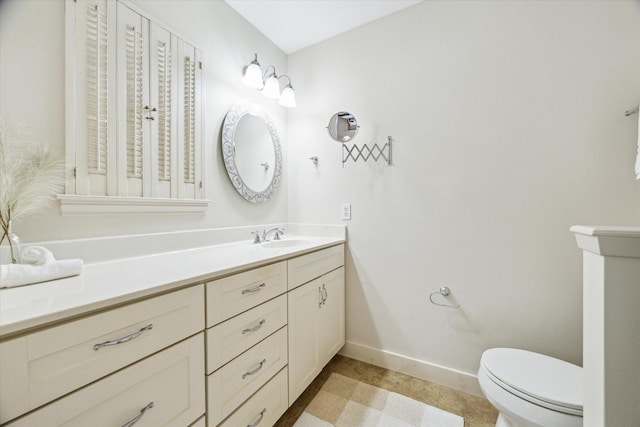 2065 Winrock Blvd Unit 55, Houston, TX 77057 - bathroom featuring toilet, baseboards, and vanity