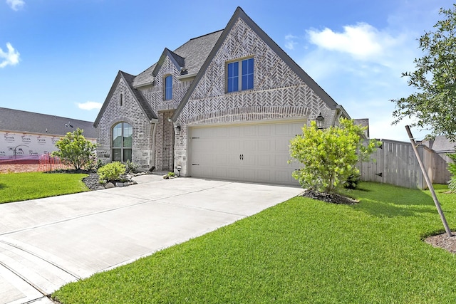 19331 Wild Sabino Way, Tomball, TX 77377 - french country home featuring brick siding and concrete driveway
