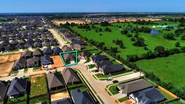 19331 Wild Sabino Way, Tomball, TX 77377 - aerial view of residential area with property parcel outlined