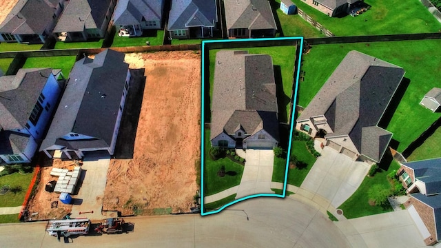 19331 Wild Sabino Way, Tomball, TX 77377 - aerial perspective of suburban area with property boundaries highlighted