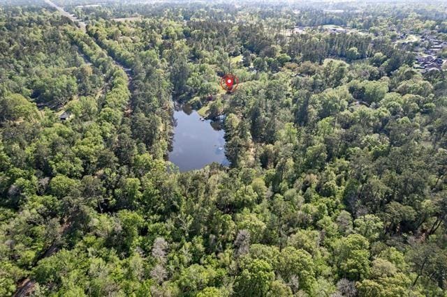 527 E Walton Rd, Lumberton, TX 77657 - aerial view of property's location with a nearby body of water and a heavily wooded area