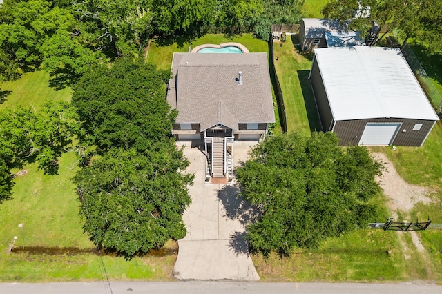 211 4th St, Dickinson, TX 77539 - aerial view of property and surrounding area