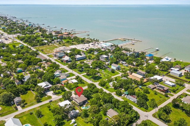 211 4th St, Dickinson, TX 77539 - aerial view of residential area featuring a nearby body of water