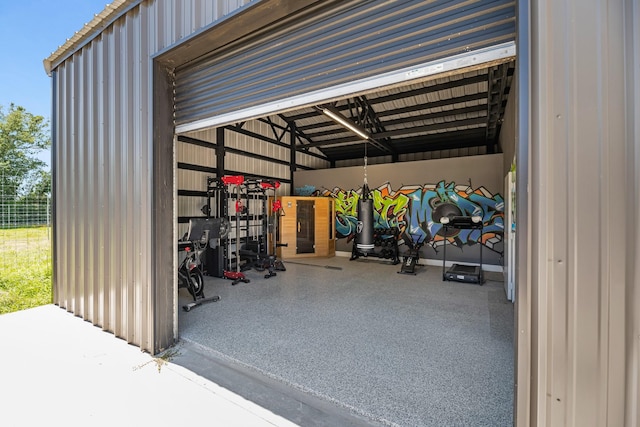 16610 Meadow Ln Unit Cr438, Danbury, TX 77534 - view of garage