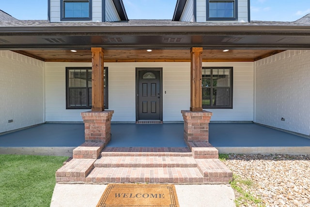 16610 Meadow Ln Unit Cr438, Danbury, TX 77534 - property entrance with covered porch