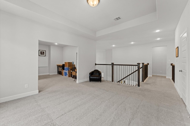 2006 Green Haven Ct, Missouri City, TX 77459 - spare room with carpet, recessed lighting, baseboards, and a tray ceiling