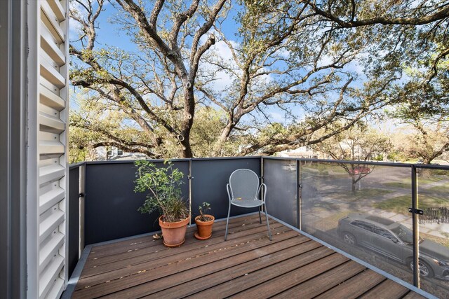 1851 Lexington St, Houston, TX 77098 - view of wooden deck