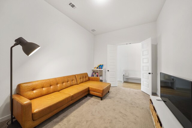 30246 Gold Finch Pl, Fulshear, TX 77441 - carpeted living room featuring baseboards