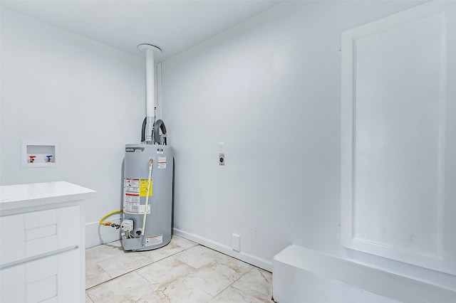 1316 Bailey St, Wharton, TX 77488 - utility room with gas water heater