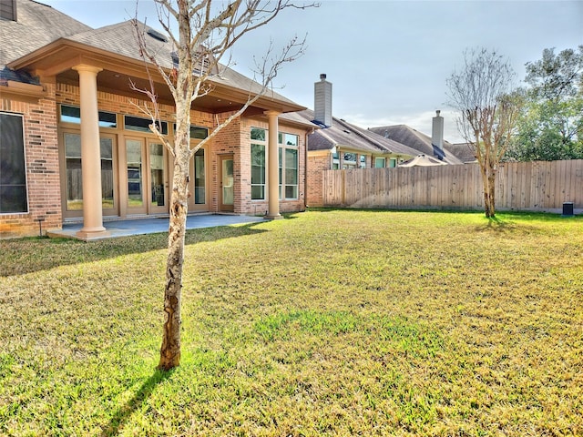 9923 Eden Valley Dr, Spring, TX 77379 - view of yard with a patio area