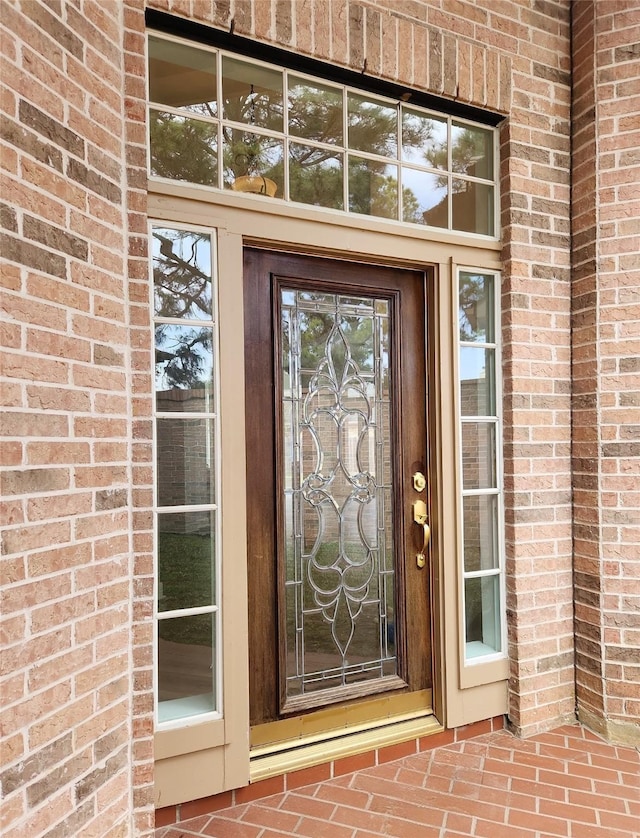 9923 Eden Valley Dr, Spring, TX 77379 - property entrance featuring brick siding