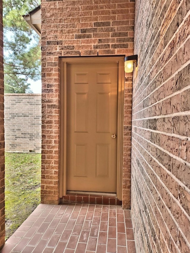 9923 Eden Valley Dr, Spring, TX 77379 - entrance to property with brick siding
