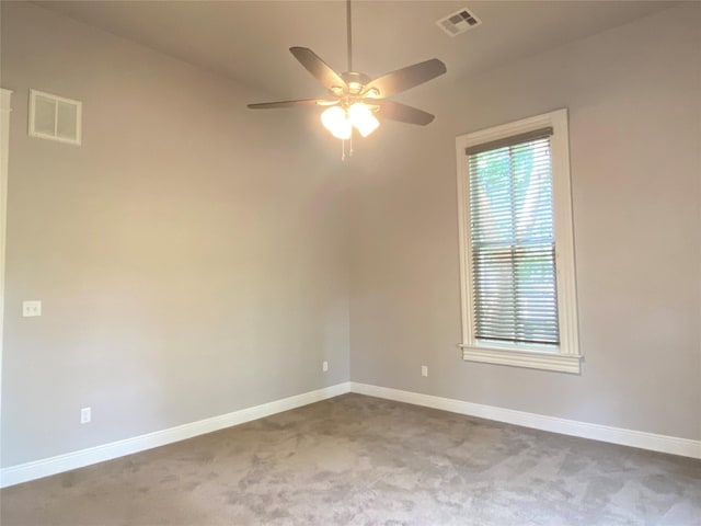 2012 Avenue N 1/2 Ave N 1/2, Galveston, TX 77550 - carpeted empty room with ceiling fan and baseboards