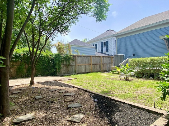 2012 Avenue N 1/2 Ave N 1/2, Galveston, TX 77550 - view of yard with a patio area