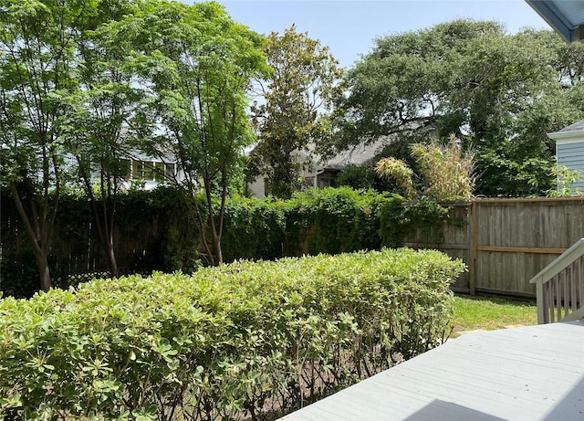 2012 Avenue N 1/2 Ave N 1/2, Galveston, TX 77550 - view of yard with a wooden deck