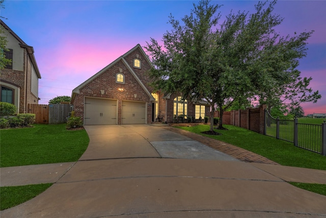 20123 Everhart Springs Ln, Cypress, TX 77433 - view of front of property featuring brick siding, concrete driveway, and a garage
