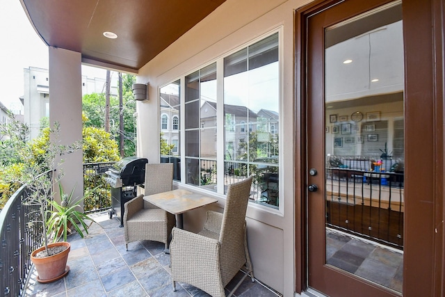 4006 Feagan St Unit D, Houston, TX 77007 - balcony with grilling area