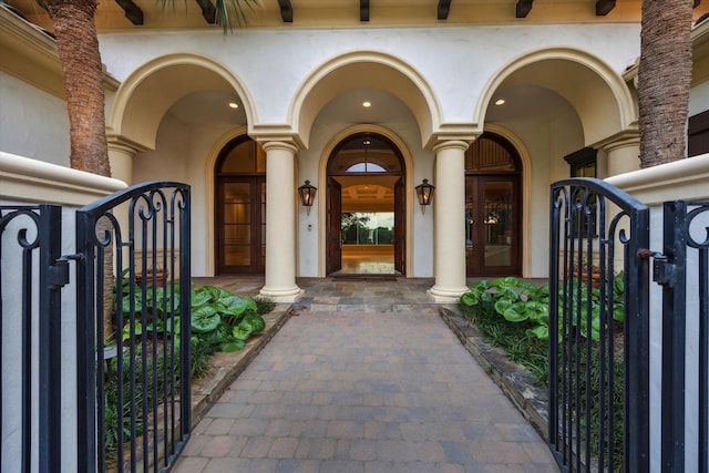 3110 Noble Lakes Ln, Houston, TX 77082 - entrance to property with a gate and stucco siding